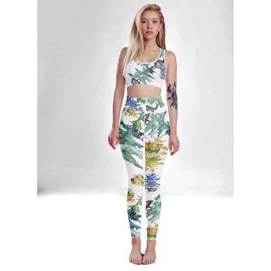 Christmas Fitness Set, front view | Crafty Monkey