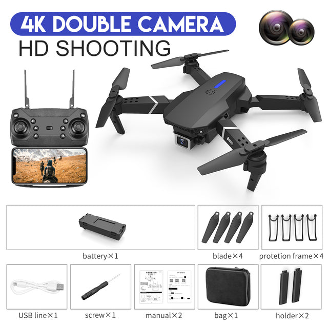 Double Camera Quadcopter Remote Controlled Toy, in box view | Crafty Monkey