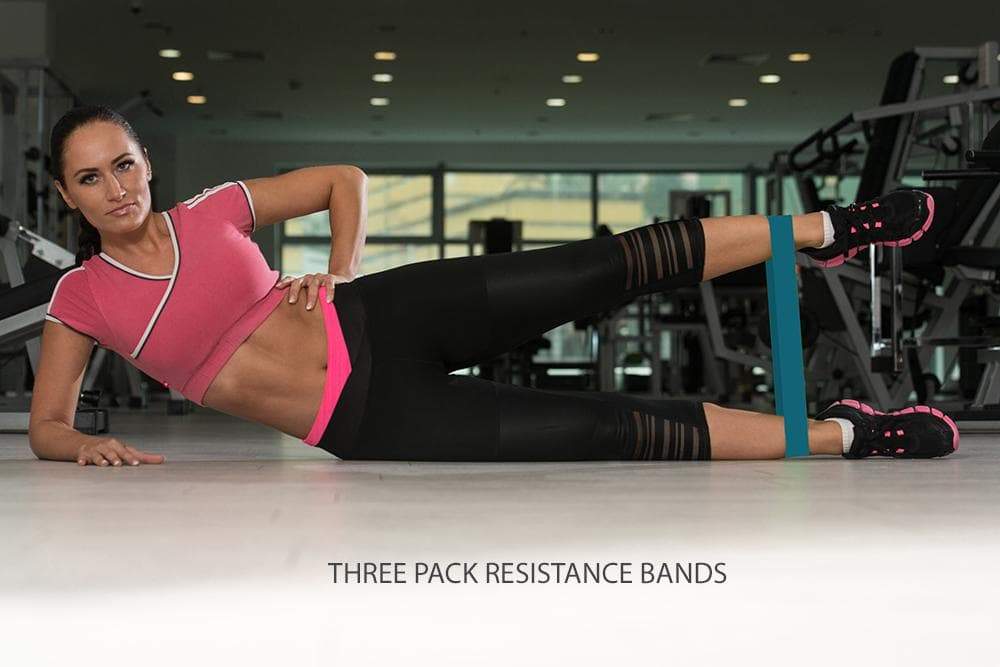 Muscle Recovery Massage Gear & 3 Pack Resistance Band Workout Gear, front view | Crafty Monkey