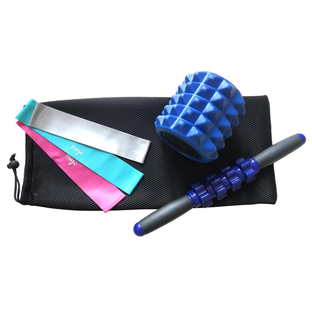 Muscle Recovery Massage Gear & 3 Pack Resistance Band Bundle Workout Gear | Crafty Monkey
