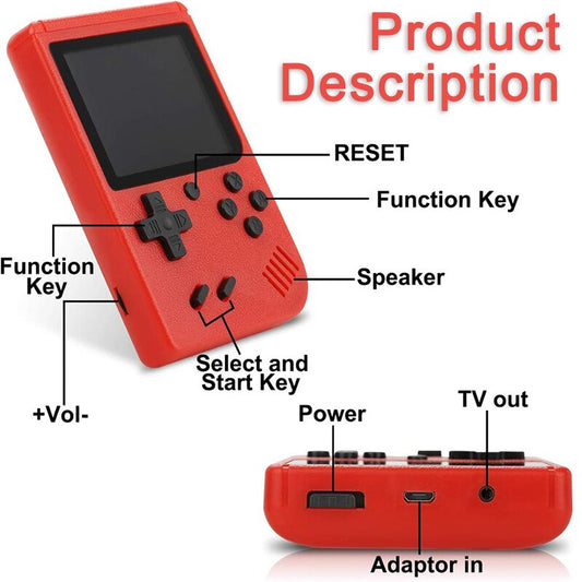 Handheld Game Console 800 Built-in Classic Games
