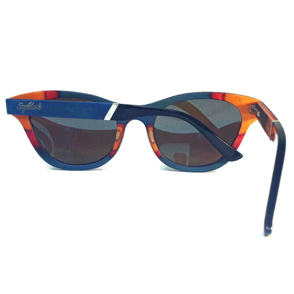 Beach Bound Skateboard Wood and Acetate Sunglasses, Polarized  Style Comfort Wear