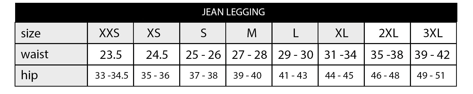 Benedict Skinny Jeans delivers a perfect fit exemplifying style, comfort, Size Chart | Crafty Monkey