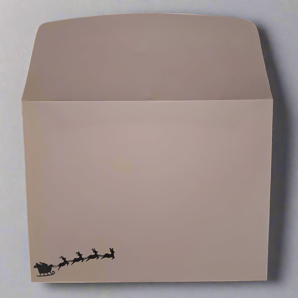 Jingle All the Way Greeting Cards-Arts & Crafts DIY Project, Envelope-Crafty Monkey