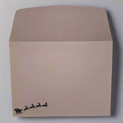 Jingle All the Way Greeting Cards-Arts & Crafts DIY Project, Envelope-Crafty Monkey