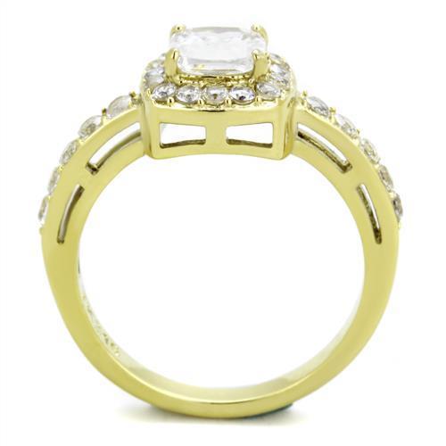 Women Stainless Steel Cubic Zirconia Rings