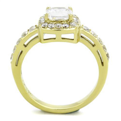 Women Stainless Steel Cubic Zirconia Rings
